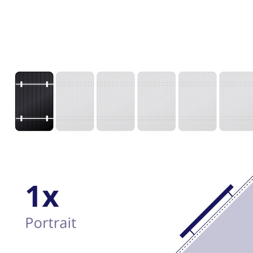 Clickfit evo pannen dak 1 paneel pakket portrait