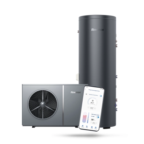 Newntide Doe het zelf Warmtepomp pakket 4.5 ~ 12.74 KW Warmwateropslag 250L
