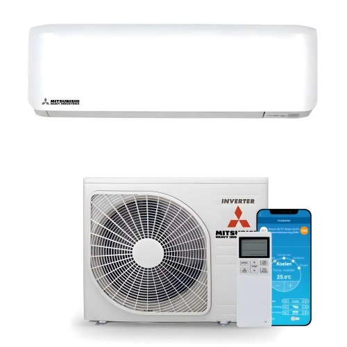 Wall Split Airco Mitsubishi 5,0KW Wi-Fi
