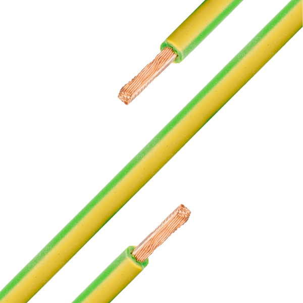 Aardkabel Geel/Groen 1x6mm² |P/M UV bestendig