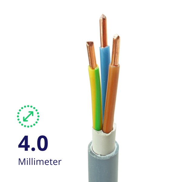 YMvK installatiekabel 3G4mm² |P/M